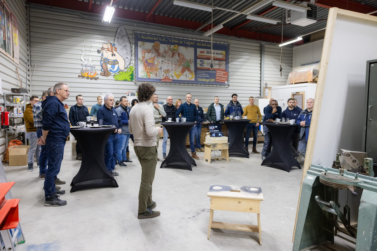 Nieuwjaar inluiden met een broodje, sapje en eitje! Bergh Bouw